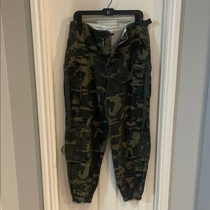 Fashion Nova Green Camouflage Pants